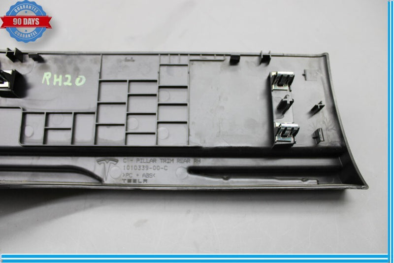 Load image into Gallery viewer, 12-20 Tesla Model S Rear Right Side Upper C-Pillar Cover Trim Panel Oem

