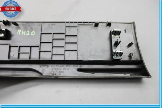 12-20 Tesla Model S Rear Right Side Upper C-Pillar Cover Trim Panel Oem