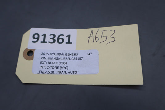 15-20 Hyundai Genesis G80 Rear Center Console AC Air Vent Trim Grille Oem