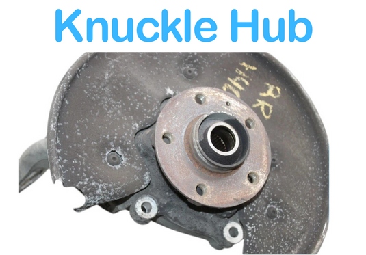 09-18 Audi A7 Quattro Rear Right Passenger Side Spindle Knuckle Wheel Hub OEM