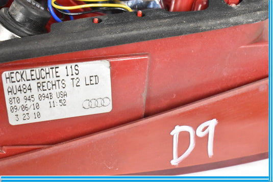 09 10 11 12 AUDI S5 A5 RIGHT REAR INNER TAIL LAMP LED PART