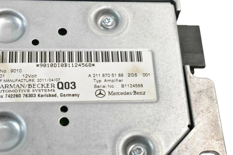 Load image into Gallery viewer, 08-18 Mercedes W211 E350 CLS550 Sub Subwoofer Amp Amplifier Harman Becker Oem
