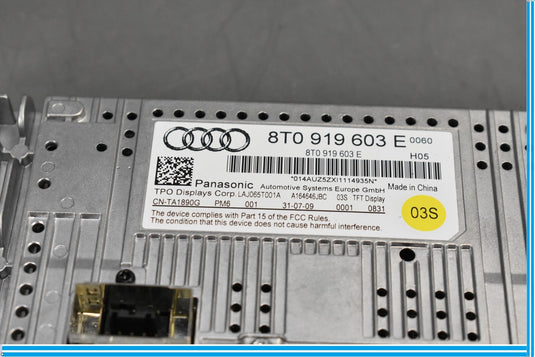 09-16 Audi A4 Dash Radio Information Display Screen Oem
