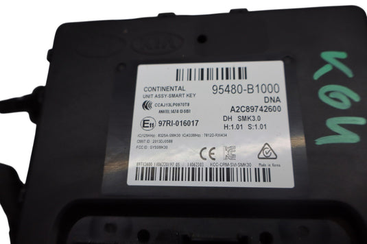 15-17 Hyundai Genesis Keyless Ignition Control Theft Locking Module Oem