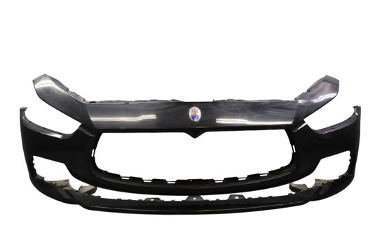 14-17 Maserati Ghibli Front Bumper Cover Assembly Black 673001804 Oem