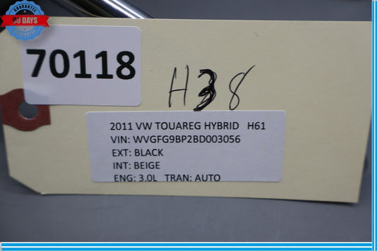 11-17 Volkswagen Touareg Front Right Or Left Side Upper Seat Headrest Oem