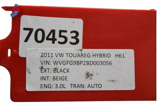 11-14 Volkswagen VW Touareg Rear Bumper Reinforcement Tow Trailer Hitch Oem