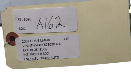 07-09 Lexus XF40 LS460 LS460L Parking Assist Control Module Unit 8679250100 Oem