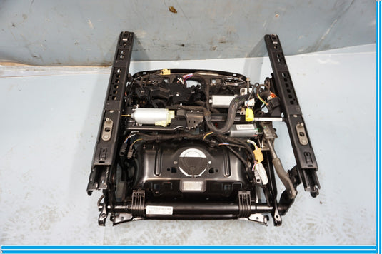 11-17 Porsche Cayenne Front Left Driver Seat Lower Track Frame W/ Motor Oem