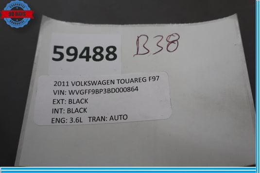 11-17 Volkswagen VW Touareg Rear Right Side Door Window Regulator Motor Oem