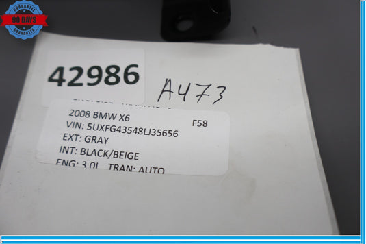 08-14 BMW X5 X6 E70 Left Driver Side Hood Latch Lock Striker Black Oem