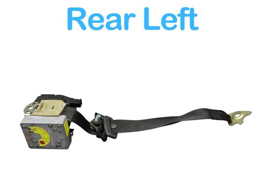 03-06 Mercedes S600 W220 Rear Left Seat Belt Retractor Buckle 2208607985 Oem
