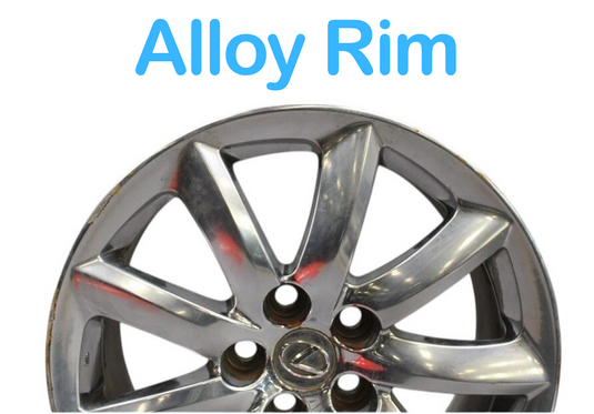 07-09 Lexus LS460 18x7.5J 18" 9-Spoke Alloy Wheel Rim 4261150730 Silver Oem