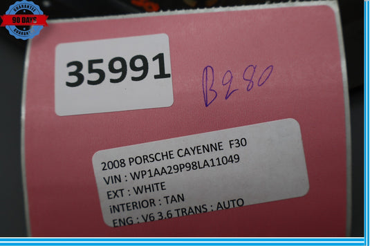 03-10 Porsche Cayenne Front Right Passenger Side Corner End Trim Cover Panel Oem