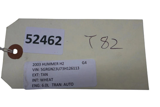 03-07 HUMMER H2 Front Left Driver Side Dash Lower Knee Cover Panel Trim Oem