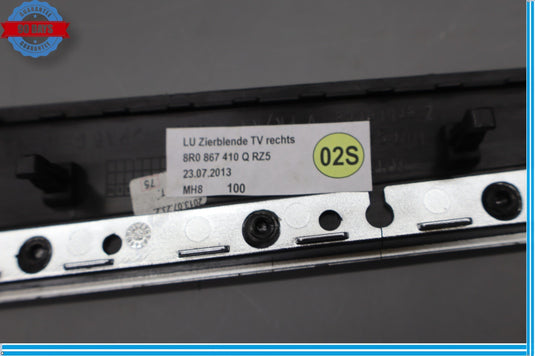 09-17 Audi SQ5 Q5 Front Right Passenger Side Door Panel Trim 8R0867410 Oem