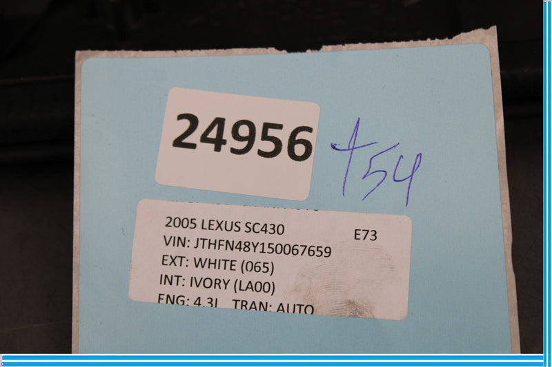 Load image into Gallery viewer, 02-10 Lexus Z40 SC430 Convertible Rear Seat Cargo Cover Panel Trim Oem
