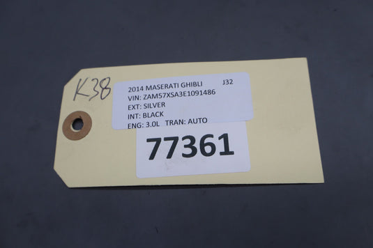 14-20 Maserati Ghibli M157 Front Right Passenger Support Bracket 75211 Oem