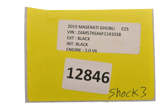 14-17 Maserati Ghibli Rear Right Side Suspension Shock Strut Absorber OEM
