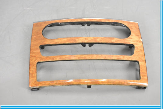 06-12 Mercedes W164 GL550 GL450 Front Center Console Control Trim Bezel Wood Oem