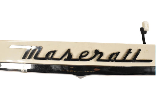14-20 Maserati Ghibli Trunk Lid Handle License Plate Light Molding 670146233 OEM