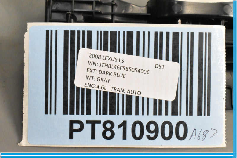 Load image into Gallery viewer, 07-12 Lexus LS460 Left Center Console Lid Latch Cover Trim Panel Oem
