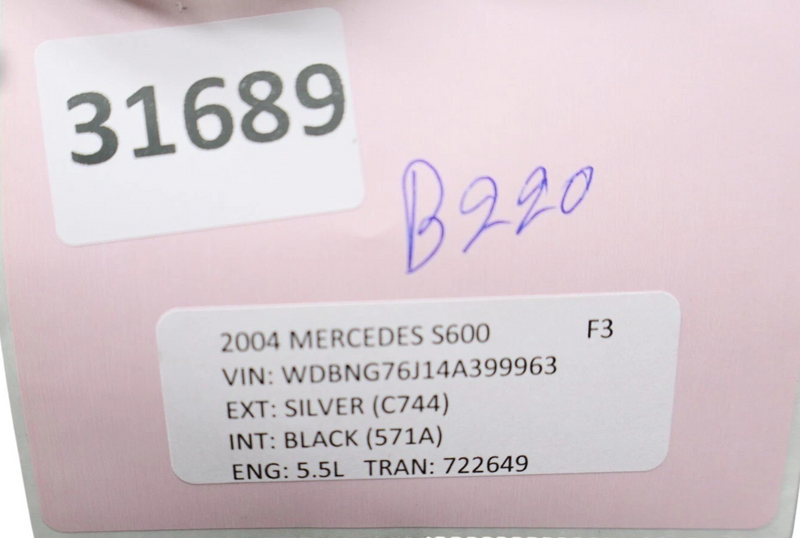 Load image into Gallery viewer, 03-06 Mercedes S600 W220 Rear Left Seat Belt Retractor Buckle 2208607985 Oem
