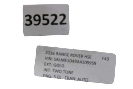 06-12 Land Rover Range Rover L322 Front Bumper Tow Hitch Subframe LR016868 OEM
