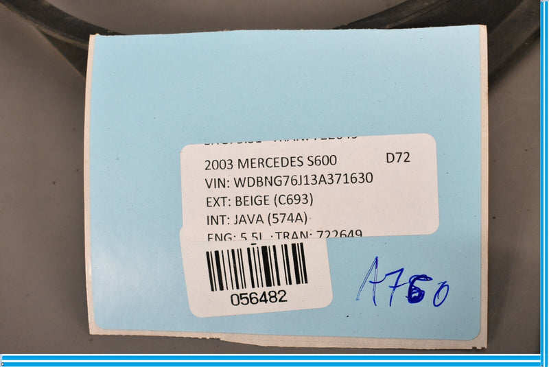 Load image into Gallery viewer, 03-06 Mercedes S600 W220 Right Engine Oil Cooler Radiator Fan Motor Frame Oem
