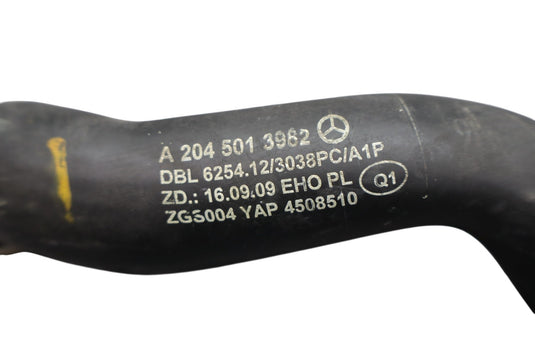 12-16 Mercedes E350 Radiator Coolant Upper Hose Pipe Tube 2045013982 Oem