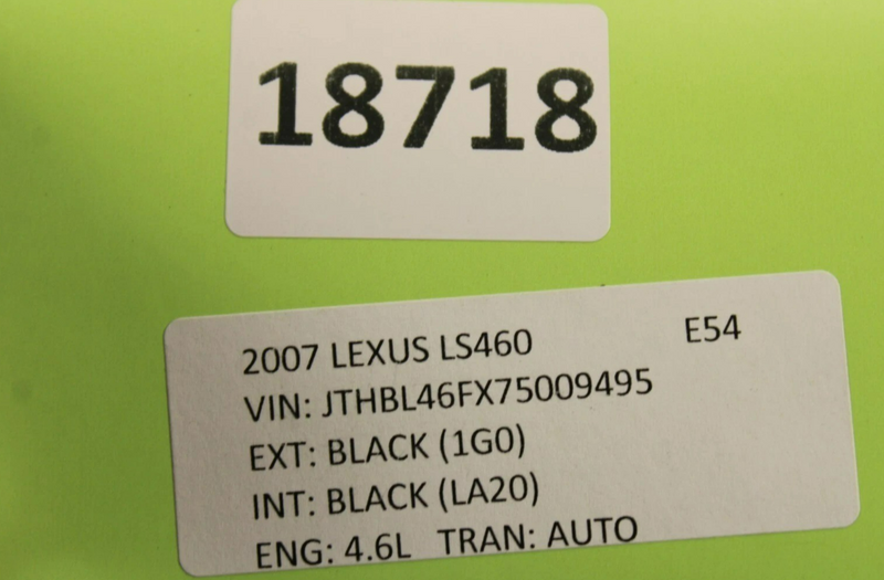 Load image into Gallery viewer, 07-16 Lexus LS460 Front Right Passenger Side Seat Upper Back Trim Cover Oem
