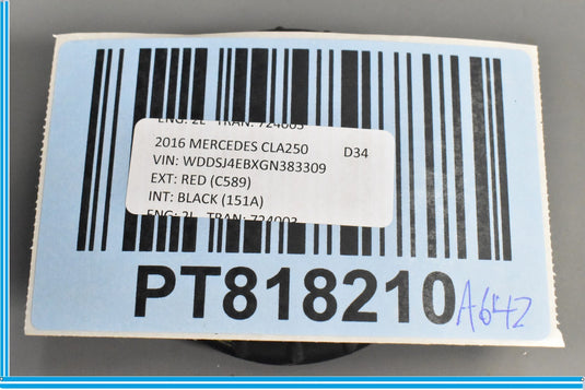 2016 MERCEDES CLA250 FRONT RIGHT PASSENGER SEAT ADJUST KNOB HANDLE LEVER OEM