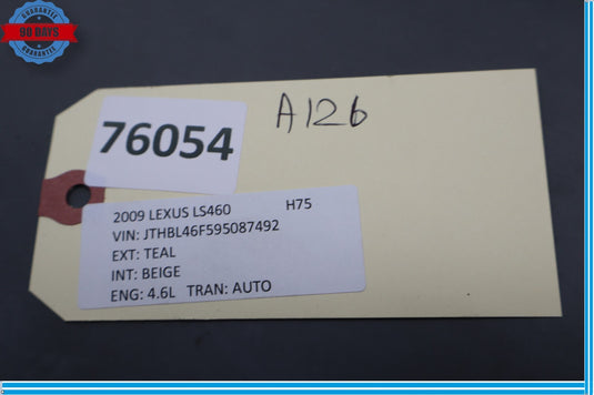 07-09 Lexus XF40 LS460 LS460L Dual Temp Up Down Control Switch Black Oem