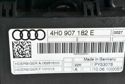 11-18 Audi A8 Quattro S8 Front Left Driver Seat Adjustment Lumber Support Oem