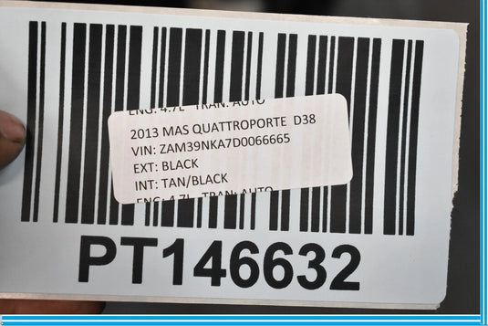 09-13 Maserati Quattroporte M139 Front Right Bottom Seat Rail Frame 82151489 OEM