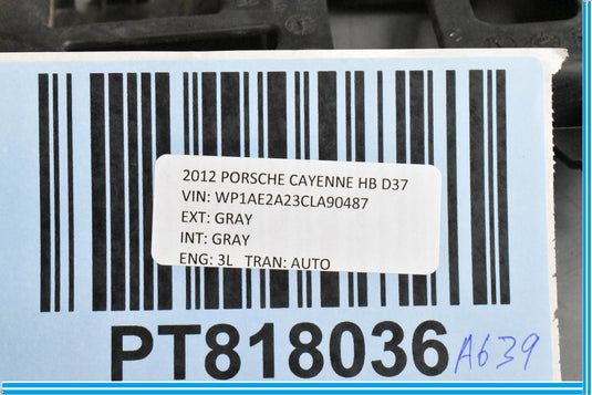 11-18 Porsche Cayenne Rear Right Passenger Bumper Mount Bracket 7P5807484 Oem