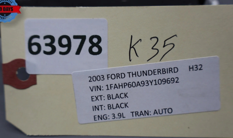 Load image into Gallery viewer, 02-05 Ford Thunderbird Keyless Go Entry Control Module Unit 1F2T15K602AD Oem
