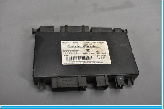 07-12 Mercedes X164 Seat GL450 GL550 Front Left Driver Side Control Module Oem