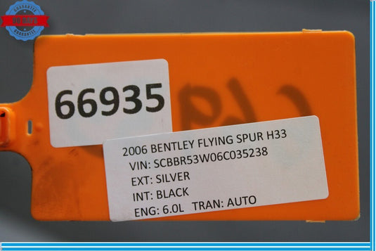 03-18 Bentley Continental Flying Spur Rear Differential Diff Axle Carrier Oem