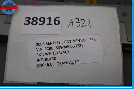 06-12 Bentley Continental Antenna Booster AMP Amplifier Unit 3W5035225H Oem