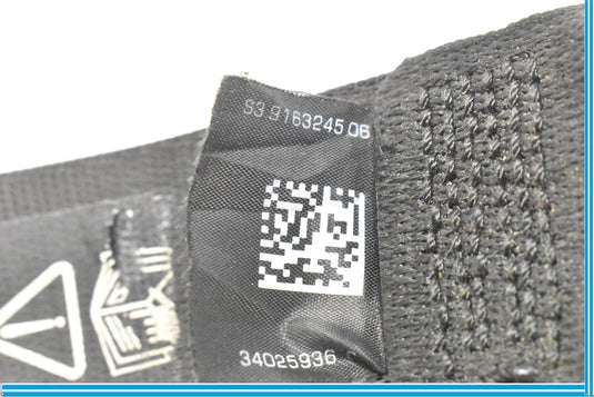 09-15 BMW 750i 750Li F01 F02 F10 Rear Left Seat Belt Retractor Black Oem