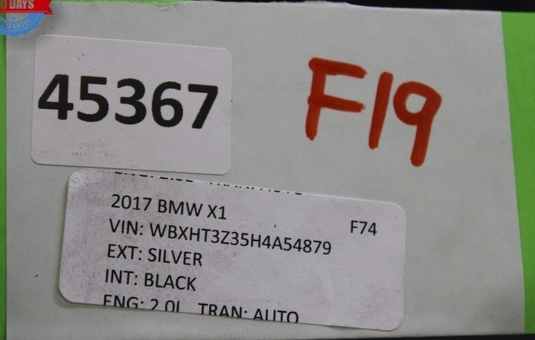 16-22 BMW F48 X1 Rear Left Side Inner Fender Liner Splash Guard 51717346041 Oem