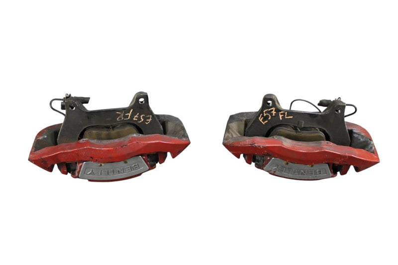 Load image into Gallery viewer, 05-11 Bentley Continental Front Left &amp; Right Side Brake Calipers Red OEM
