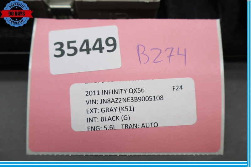 Load image into Gallery viewer, 11-17 Infiniti QX56 QX80 Rear Left Roof Headliner Air Vent Grille Trim Oem
