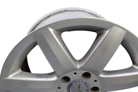 03-12 Mercedes R230 SL500 SL600 8.5 X R17 17" Wheel Rim Silver 2304010902 Oem