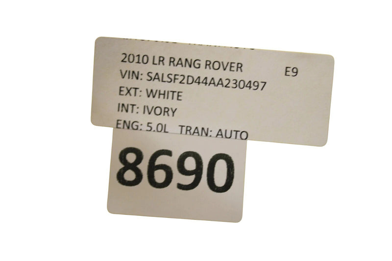 Load image into Gallery viewer, 10-13 Land Rover Range Rover Rear Bumper Cover Panel White AH3217A958BA Oem
