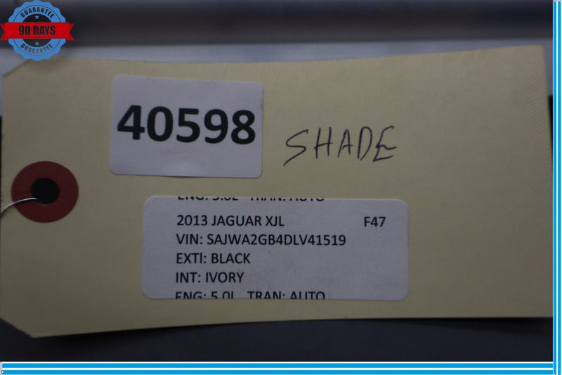 Load image into Gallery viewer, 10-13 Jaguar XJ XJL X351 Rear Left Driver Side Door Window Sun Shade Blind Oem
