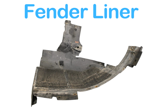 14-18 BMW X5 F15 Front Left Driver Side Fender Liner Rearward Splash Shield OEM