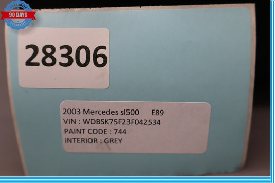 03-08 Mercedes SL500 SL600 R230 Front Right Passenger Reinforcement Bracket Oem