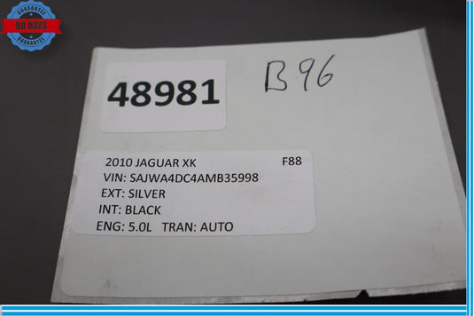 09-15 Jaguar XK XKR Left Driver Side Steering Column Cover Panel Trim Oem